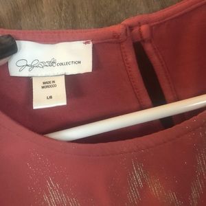 Pink and gold Chevron shirt